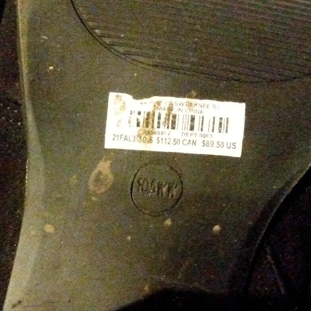 Torrid Black Lace Up Tall Boots 10.5WW Cozycore Streetwear Chunky Heel Combat - Picture 9 of 11